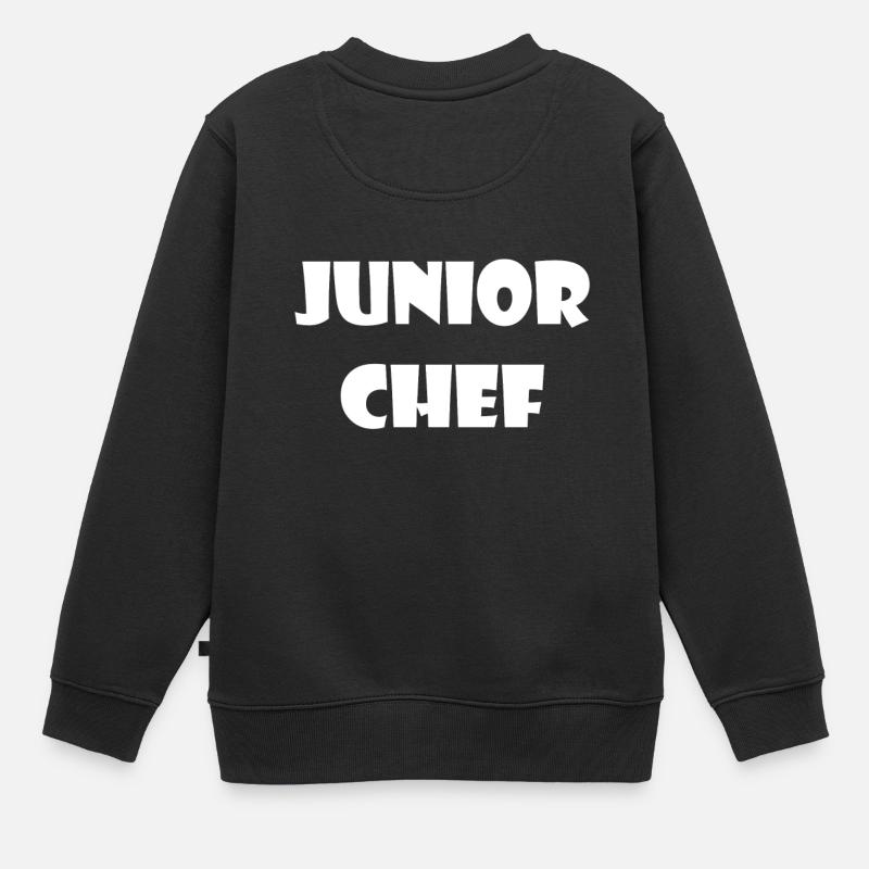 junior chef - Kinder Premium Organic Sweatshirt - Schwarz