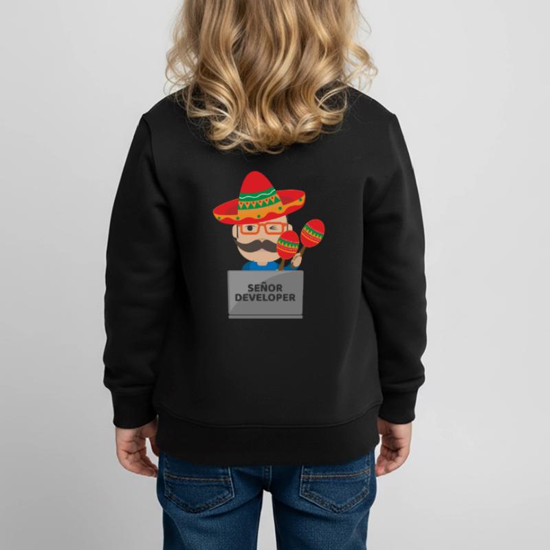 Señor Developer Senior Developer - Geschenkidee Kinder Premium Organic Sweatshirt