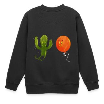 HAVE FUN - Sweat Premium enfant bio - noir - Dos - AI Model Kid Female (0cm)