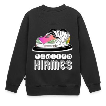 Endlich Kirmes Schausteller Boxauto Kirmesfans - Kinder Premium Organic Sweatshirt - Schwarz - Hinten - AI Model Kid Female (0cm)