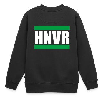 Un fan de Kröpcke fier de son cadeau pour la ville du football de Hanovre - Sweat Premium enfant bio - noir - Dos - AI Model Kid Female (0cm)
