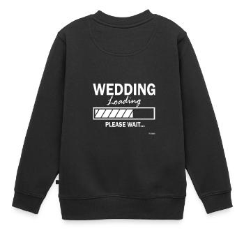 Bachelorette de mariage partie mariage cadeau d'amour - Sweat Premium enfant bio - noir - Dos - AI Model Kid Female (0cm)