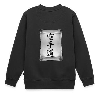 Tiamat - Art martial - Karate - Sweat Premium enfant bio - noir - Dos - AI Model Kid Female (0cm)