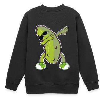 Tamponner le concombre Dab Swag Swagger T-shirt - Sweat Premium enfant bio - noir - Dos - AI Model Kid Female (0cm)