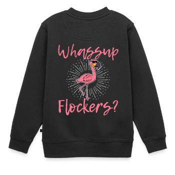 Lunettes de soleil Flock Summer Vacation Droits - Sweat Premium enfant bio - noir - Dos - AI Model Kid Female (0cm)