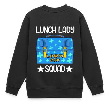 Emballage alimentaire Repas Cuisine Cuisine Plat - Sweat Premium enfant bio - noir - Dos - AI Model Kid Female (0cm)