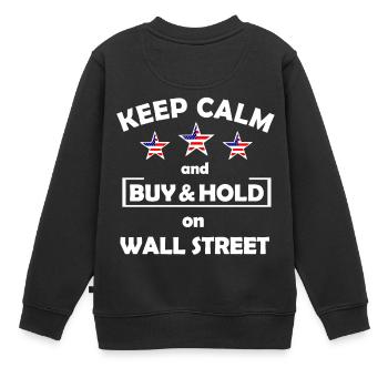 L’investisseur de Wall Street - Sweat Premium enfant bio - noir - Dos - AI Model Kid Female (0cm)