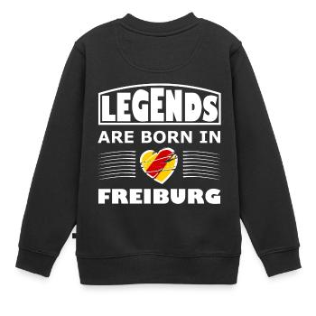 Légendes de Fribourg - Sweat Premium enfant bio - noir - Dos - AI Model Kid Female (0cm)