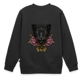 Pepe Panter 3 - Sweat Premium enfant bio - noir - Dos - AI Model Kid Female (0cm)