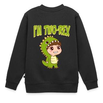 Celebration Candle Birthday Cake Collection I'm - Kinder Premium Organic Sweatshirt - Schwarz - Hinten - AI Model Kid Female (0cm)