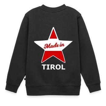 La patrie tyrolienne - Sweat Premium enfant bio - noir - Dos - AI Model Kid Female (0cm)