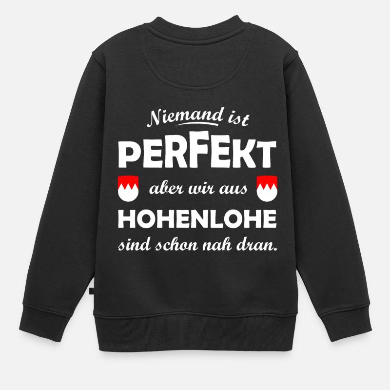 Die Hohenloher - Kinder Premium Organic Sweatshirt - Schwarz