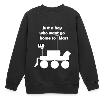 Excursion dans l’espace - Sweat Premium enfant bio - noir - Dos - AI Model Kid Female (0cm)