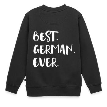 Le meilleur allemand de tous les temps Beste Deutsche Staatsbürgerin - Sweat Premium enfant bio - noir - Dos - AI Model Kid Female (0cm)