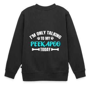 Coucou - Sweat Premium enfant bio - noir - Dos - AI Model Kid Female (0cm)