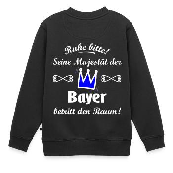 Les régents de Bavière - Sweat Premium enfant bio - noir - Dos - AI Model Kid Female (0cm)