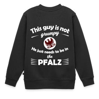 Le Palatinat au sud - Sweat Premium enfant bio - noir - Dos - AI Model Kid Female (0cm)