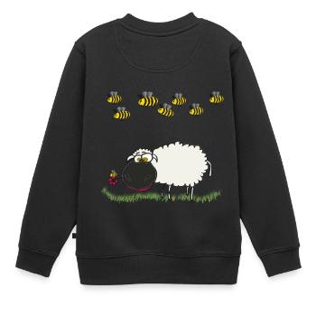 Naturschützer - Kinder Premium Organic Sweatshirt - Schwarz - Hinten - AI Model Kid Female (0cm)