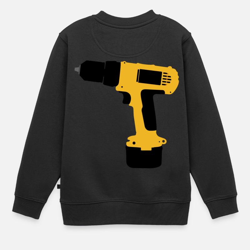 foret - Sweat Premium enfant bio - noir