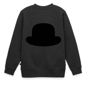 melon - Sweat Premium enfant bio - noir - Dos - AI Model Kid Female (0cm)