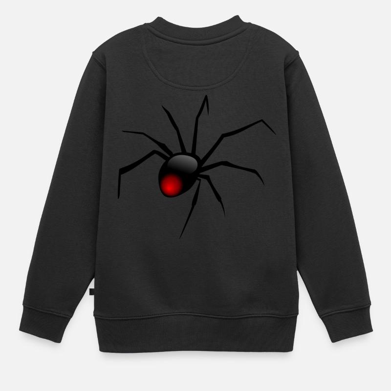 spid 84 - Sweat Premium enfant bio - noir