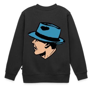 Gangster Pop Art - Sweat Premium enfant bio - noir - Dos - AI Model Kid Female (0cm)