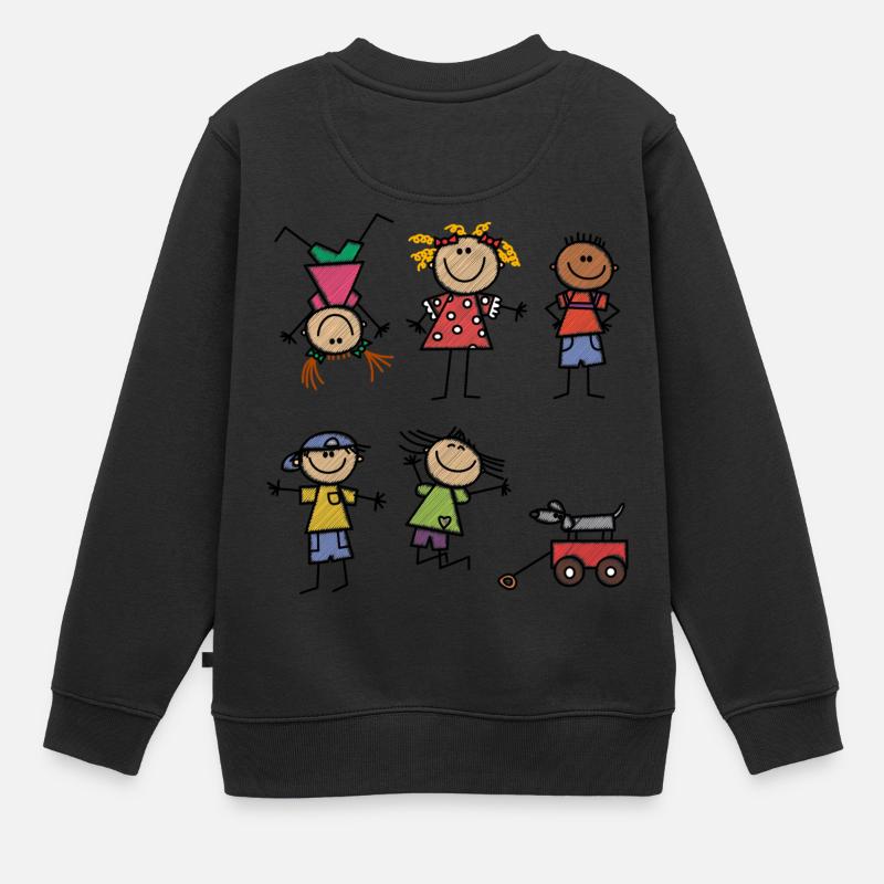 enfants - Sweat Premium enfant bio - noir