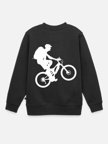 Biker - Sweat Premium enfant bio - noir