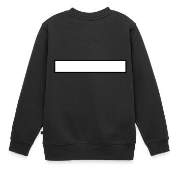 Bannière droite - Sweat Premium enfant bio - noir - Dos - AI Model Kid Female (0cm)