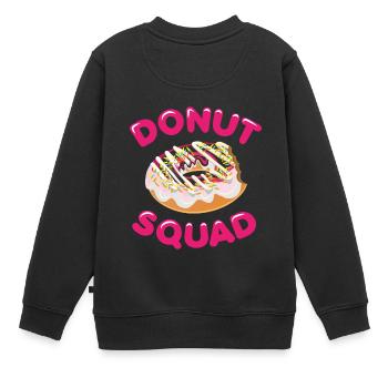 Donut Squad Donut Squad Cadeau drôle - Sweat Premium enfant bio - noir - Dos - AI Model Kid Female (0cm)