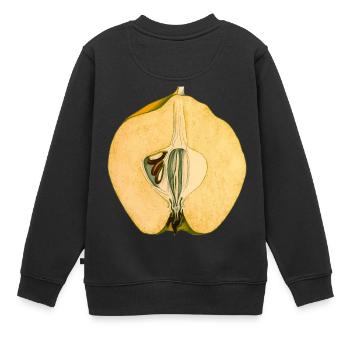 herbes thym romarin persil origan aneth - Sweat Premium enfant bio - noir - Dos - AI Model Kid Female (0cm)