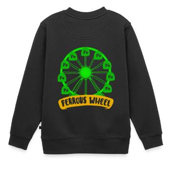 La grande roue de la chimie ! - Cadeau - Sweat Premium enfant bio - noir - Dos - AI Model Kid Female (0cm)