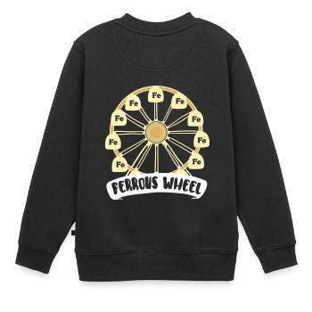 La grande roue de la chimie ! - Cadeau - Sweat Premium enfant bio - noir - Dos - AI Model Kid Female (0cm)