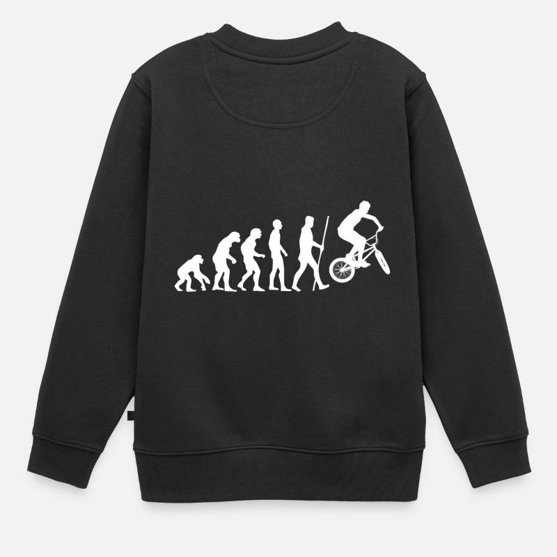 évolution BMX - Sweat Premium enfant bio - noir
