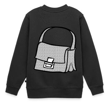 sac à dos valise sac à dos porte-documents125 - Sweat Premium enfant bio - noir - Dos - AI Model Kid Female (0cm)