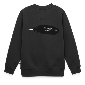 Wingardium Leviosa - Kinder Premium Organic Sweatshirt - Schwarz - Hinten - AI Model Kid Female (0cm)