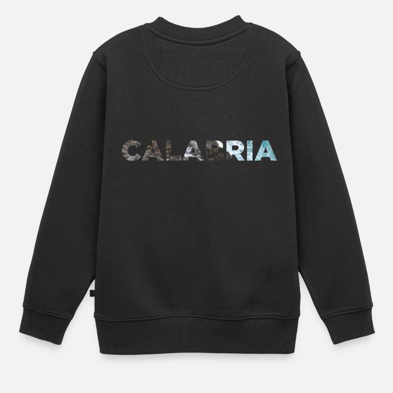 CALABRE - Sweat Premium enfant bio - noir