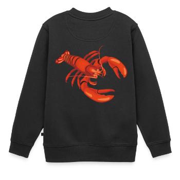 Hummer - Kinder Premium Organic Sweatshirt - Schwarz - Hinten - AI Model Kid Female (0cm)
