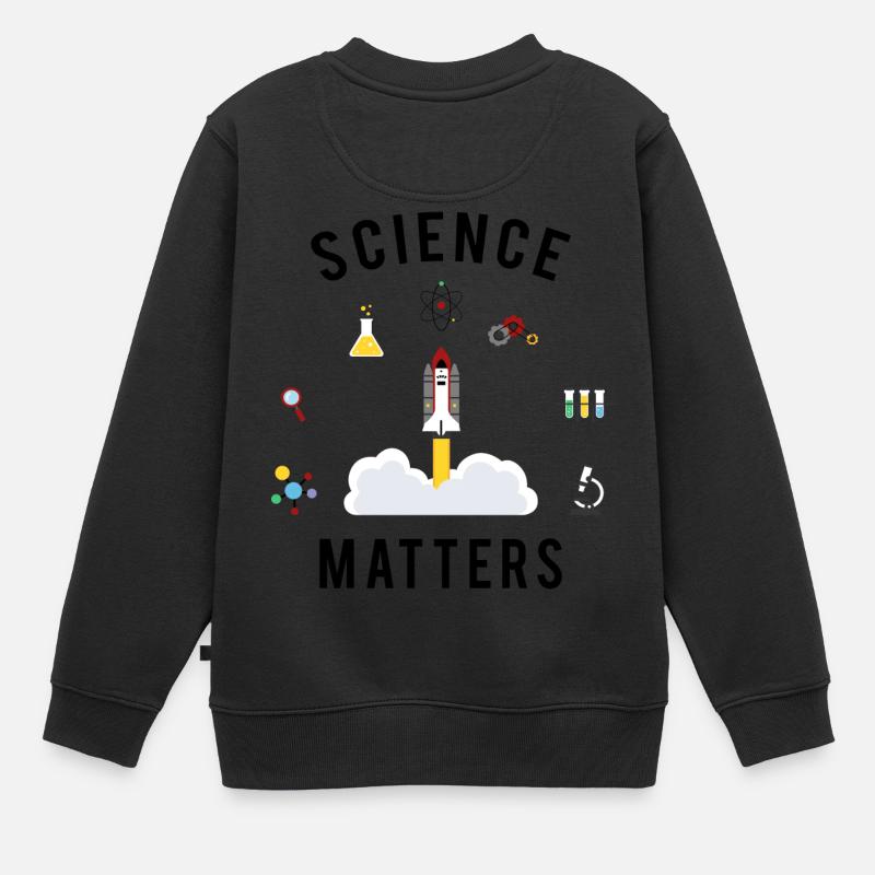Science Matters - Sweat Premium enfant bio - noir