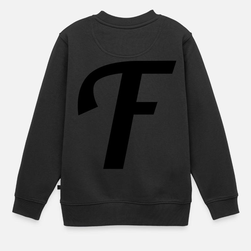 F - Sweat Premium enfant bio - noir