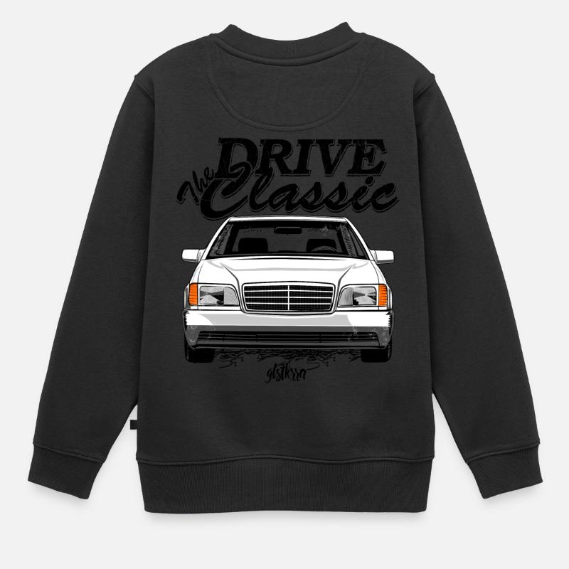 W140 conduire le classique - Sweat Premium enfant bio - noir