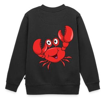 Crabe du Cancer - Sweat Premium enfant bio - noir - Dos - AI Model Kid Female (0cm)