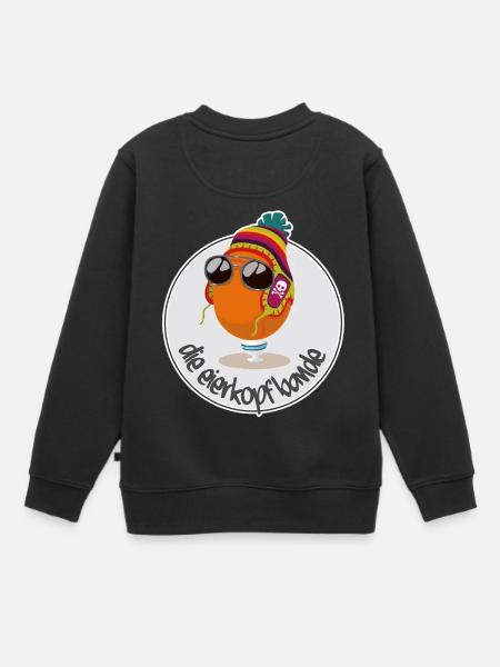 Eierkopfbande Classic - Kinder Premium Organic Sweatshirt - Schwarz