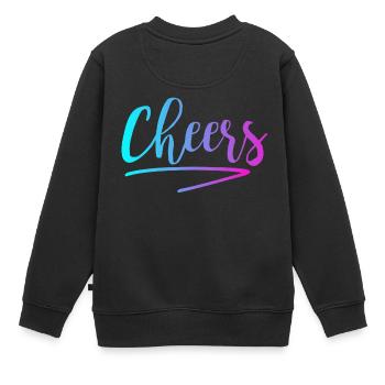 Cheers - Sweat Premium enfant bio - noir - Dos - AI Model Kid Female (0cm)