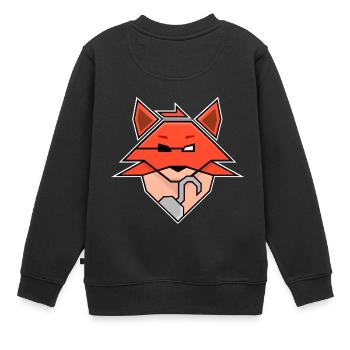 FNAF Foxy Fox - Personnage de jeu - Sweat Premium enfant bio - noir - Dos - AI Model Kid Female (0cm)