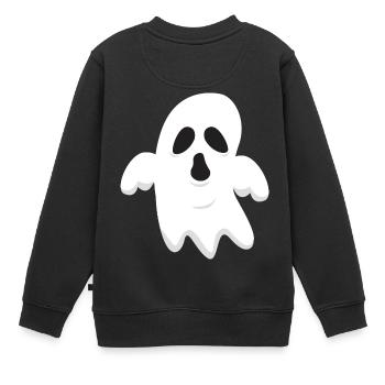 Geist - Kinder Premium Organic Sweatshirt - Schwarz - Hinten - AI Model Kid Female (0cm)