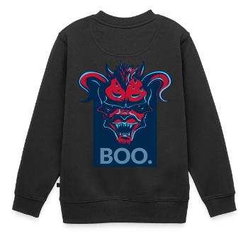 boo. - Sweat Premium enfant bio - noir - Dos - AI Model Kid Female (0cm)