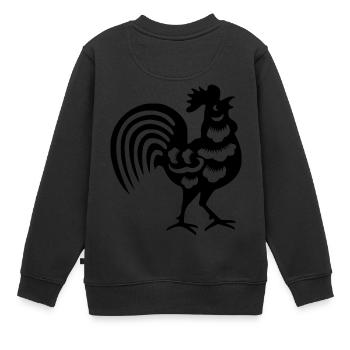 robinet - Sweat Premium enfant bio - noir - Dos - AI Model Kid Female (0cm)