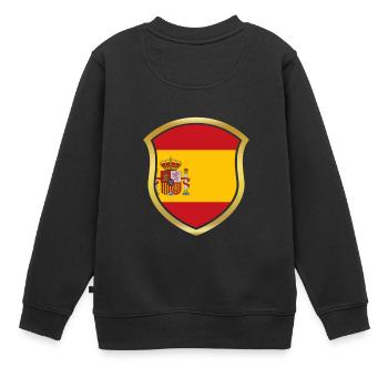 Champion de la Coupe du Monde 2018 équipe wm Espagne .png - Sweat Premium enfant bio - noir - Dos - AI Model Kid Female (0cm)
