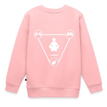 Game master - Sweat Premium enfant bio - rose - Dos - AI Model Kid Female (0cm)